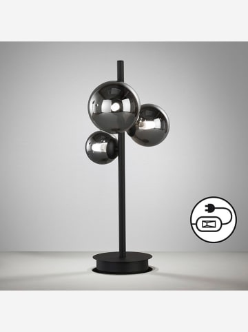 FISCHER & HONSEL Ledtafellamp "Bala" zwart - (H)48 x Ø 27,5 cm