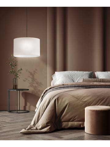 FISCHER & HONSEL Lampa wisząca "Teramo" w kolorze czarno-białym - wys. 150 x Ø 38 cm