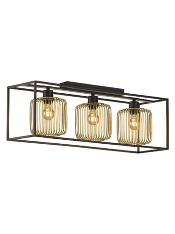 FISCHER & HONSEL Lampa sufitowa "Caydo" w kolorze czarnym - 83 x 28,5 x 23 cm