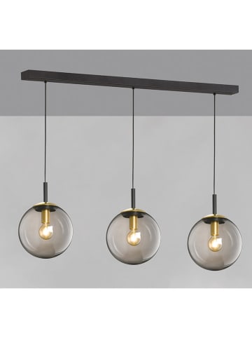 FISCHER & HONSEL Hanglamp "Dini" grijs - (B)110 x (H)25 cm