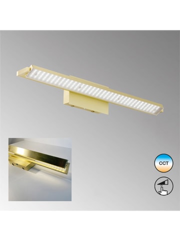 FISCHER & HONSEL Lampa ścienna LED "Pare" w kolorze złotym - 60 x 10 cm