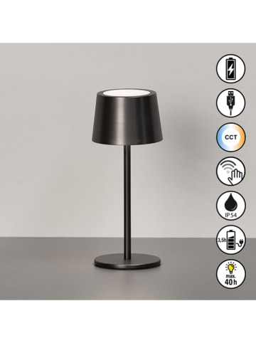 FH Lighting Lampa zewnętrzna LED "Belluno" w kolorze szarym - wys. 22 x Ø 9 cm