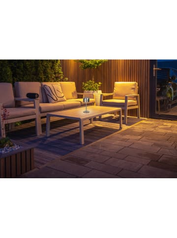 FH Lighting Lampa zewnętrzna LED "Finley" w kolorze srebrnym - wys. 22 x Ø 8,7 cm