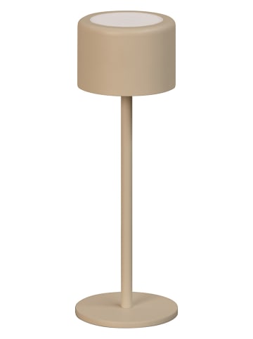 FH Lighting Lampa stołowa LED "Juna" w kolorze beżowym - wys. 25 x Ø 8,5 cm