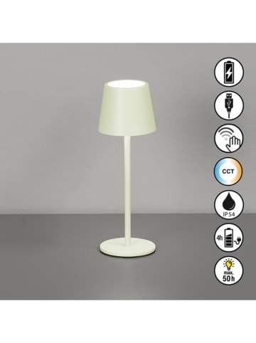 FH Lighting Lampa stołowa LED "Roxi" w kolorze miętowym - wys. 27,5 x Ø 9 cm