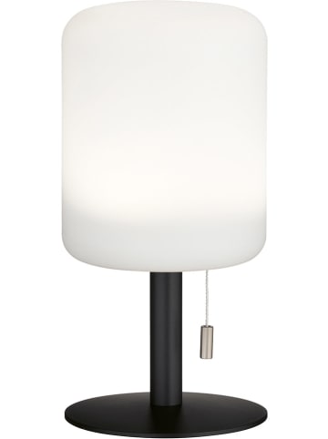 FH Lighting LED-Tischleuchte "Larino" in Weiß/ Schwarz - (H)25 x Ø 12 cm
