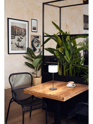 FH Lighting Solarna lampa stołowa LED "Pino" w kolorze białym - wys. 39,5 x Ø 15 cm