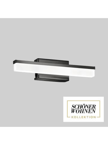 FH Lighting Lampa łazienkowa LED "Wide" w kolorze czarnym - 30 x 7 x 6,5 cm