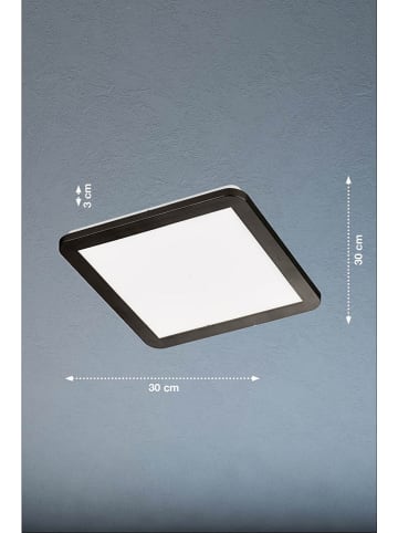 FH Lighting LED-Deckenleuchte in Schwarz - (B)30 x (H)30 cm