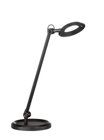 FISCHER & HONSEL Ledtafellamp "Office" zwart - (B)20 x (H)48 cm