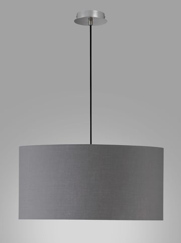 Schöner Wohnen Kollektion Lampa wisząca "Pina" w kolorze szarym - wys. 250 x Ø 50 cm