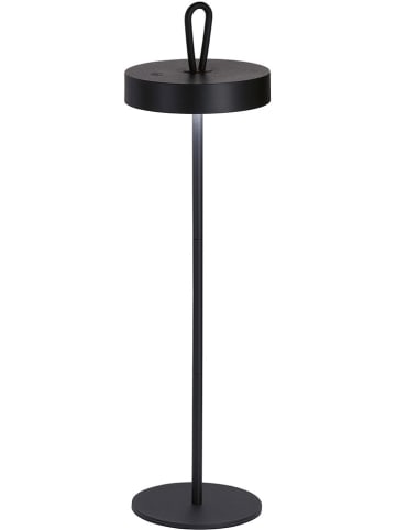 FH Lighting LED-Tischleuchte "Dord" in Schwarz - (H)46,5 x Ø 12,8 cm