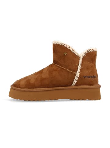 Wrangler Botki zimowe "Elsa" w kolorze jasnobrązowym