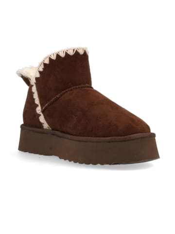 Wrangler Botki zimowe "Elsa" w kolorze brązowym