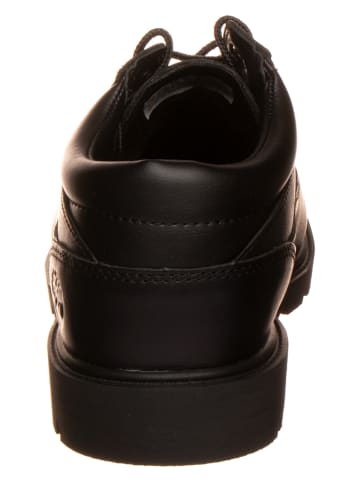 Timberland Leder-Boots in Schwarz