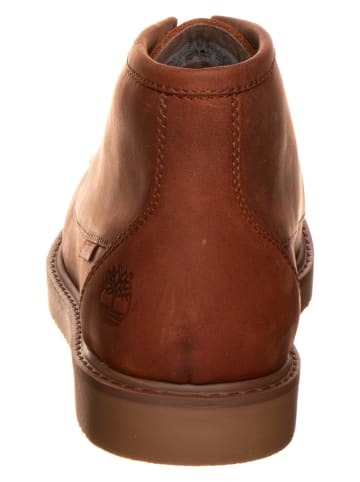 Timberland Skórzane botki w kolorze jasnobrązowym