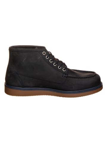 Timberland Leder-Boots in Dunkelblau