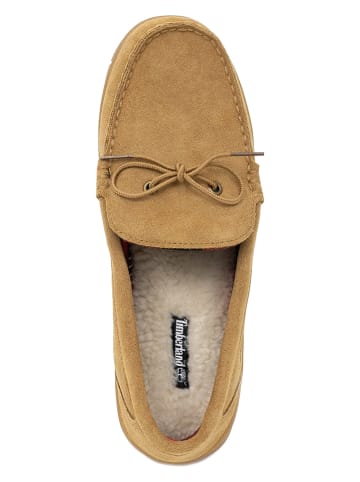 Timberland Leder-Mokassins in Hellbraun