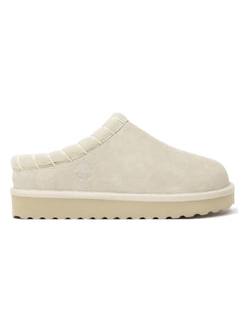 Timberland Skórzane slippersy w kolorze beżowym