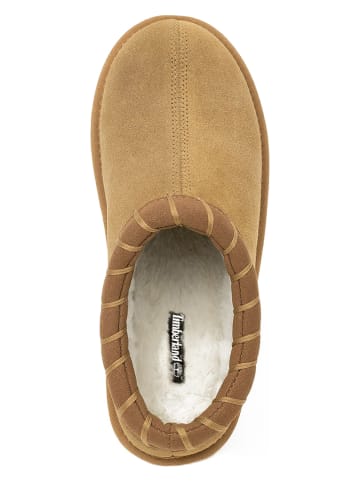 Timberland Leder-Slipper in Hellbraun