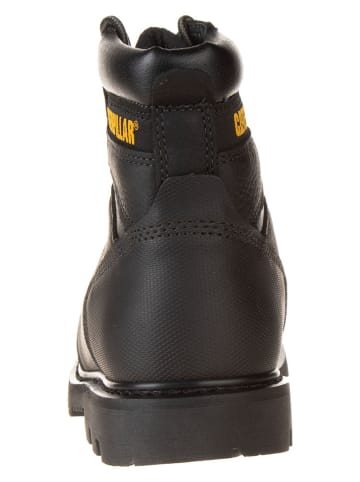 CAT Leder-Boots "Allerton" in Schwarz