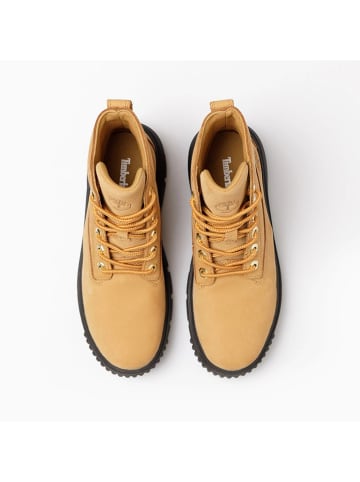 Timberland Skórzane botki "Greyfield Mid" w kolorze jasnobrązowym