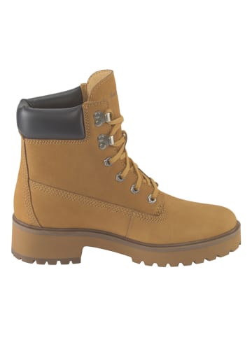 Timberland Skórzane botki "Carnaby Cool" w kolorze jasnobrązowym