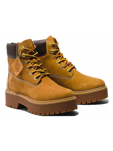 Timberland Leder-Boots "Stone Street" in Hellbraun