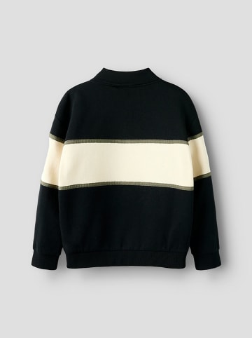 name it Sweatshirt "Poborde" in Schwarz/ Beige