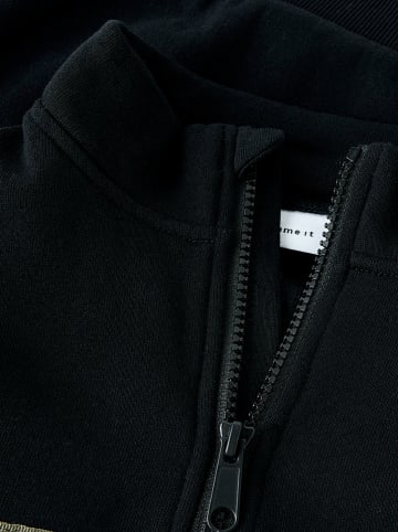name it Sweatshirt "Poborde" zwart/beige