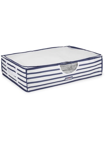 Compactor Vakuumbeutel in Weiß/ Dunkelblau - (L)65 x (B)45 x (H)15,5 cm