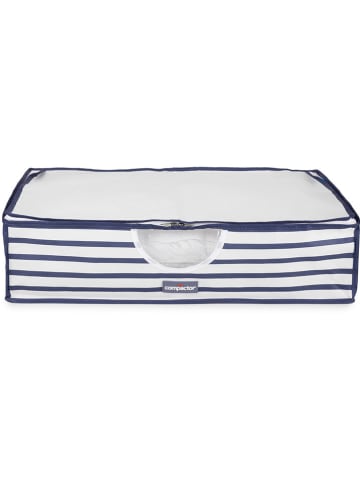 Compactor Vacuümzakken wit/donkerblauw - (L)65 x (B)45 x (H)15,5 cm