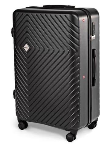 Compactor Hardcase-trolley "Cosmos" zwart - (B)80,5 x (H)53 x (D)31,5 cm