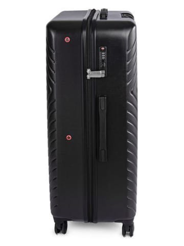 Compactor Hardcase-Trolley "Cosmos" in Schwarz - (B)53,5 x (H)80 x (T)31,5 cm