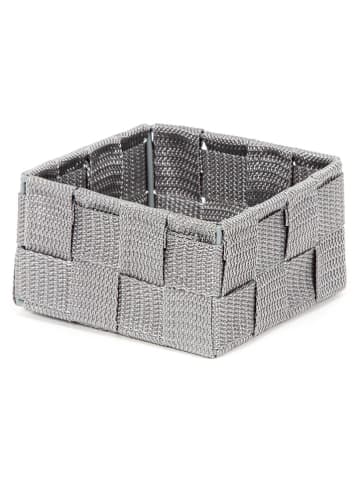Compactor Aufbewahrungskorb "Stan" in Grau - (B)12 x (H)12 x (T)7 cm