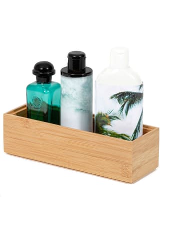 Compactor Aufbewahrungsbox "Osaka" in Beige - (B)22,5 x (H)7,5 x (T)6,5 cm