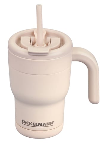 Fackelmann Kubek termiczny w kolorze beżowym - 420 ml