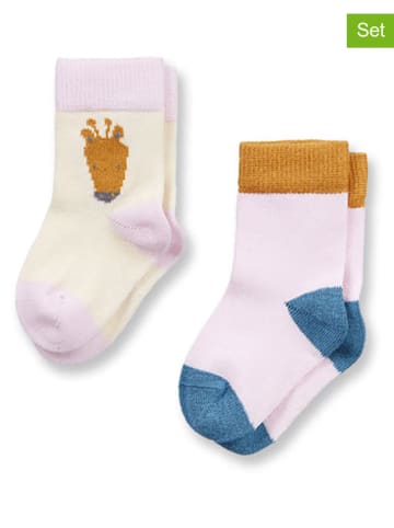 Sense Organics 2er-Set: Babysocken "Palti" in Lila