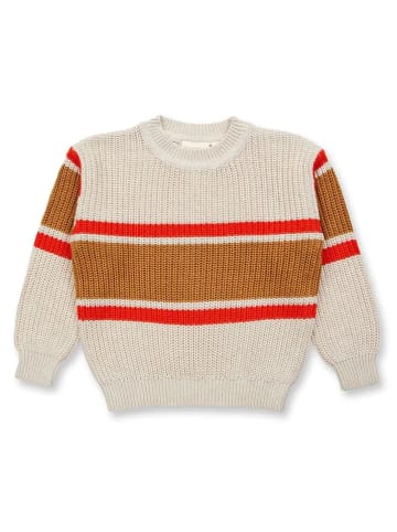 Sense Organics Pullover "Delia" in Beige/ Hellbraun