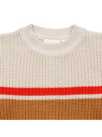Sense Organics Pullover "Delia" in Beige/ Hellbraun