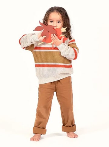 Sense Organics Pullover "Delia" in Beige/ Hellbraun