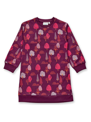 Sense Organics Sweatkleid "Jola" in Aubergine