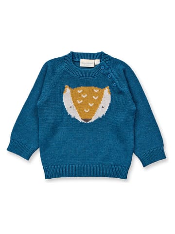 Sense Organics Sweter "Navin" w kolorze niebieskim
