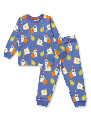Sense Organics Pyjama "Long John" in Blau