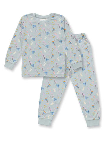 Sense Organics Pyjama "Long John" in Hellblau