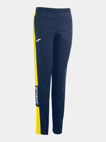Joma Trainingshose in Dunkelblau/ Gelb