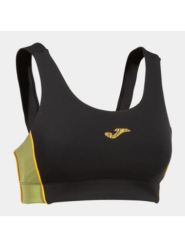 Joma Biustonosz sportowy w kolorze czarno-zielonym