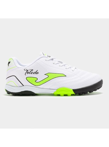 Joma Voetbalschoenen met multinoppen "Toledo" wit/limoengroen