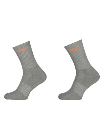 Mizuno Skarpety sportowe (3 pary) w kolorze szarym