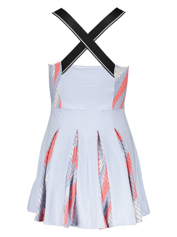 Mizuno Sukienka funkcyjna "Heather" w kolorze biało-pomarańczowo-beżowym